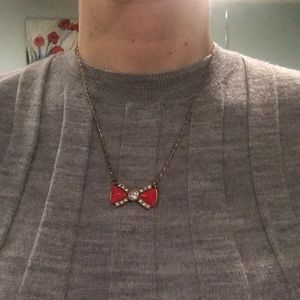 J. Crew Bow Necklace